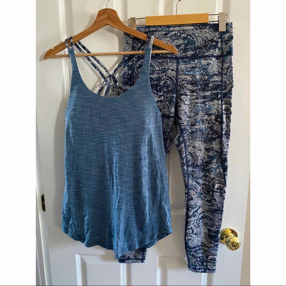 In Movement 7/8 Tights & Moment to Movement Tank